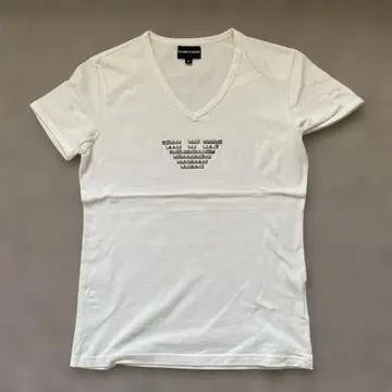 Emporio Armani 화이트 T셔츠 M