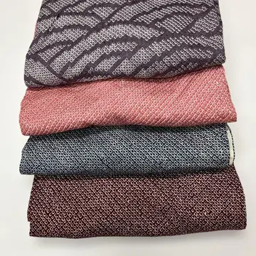 h46404 순수 실크 쥐어짜기 여성 겉옷 모음 4점