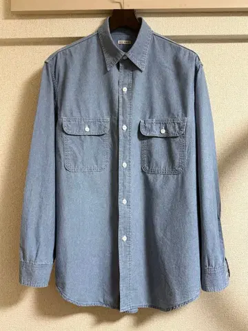 Bon Vieux 오리지널 샴브레이 워크 셔츠 사이즈 41