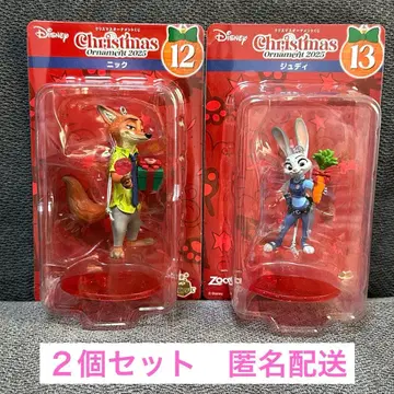 디즈니 Happy 복권 크리스마스 오너먼트 닉 주디 주토피아