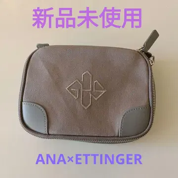 ANA x ETTINGER 트래블 파우치 그레이