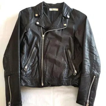 유나이티드 애로우즈 더블 라이더 자켓 천연 가죽 38