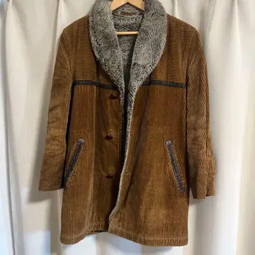 브라운 코듀로이 보아 자켓