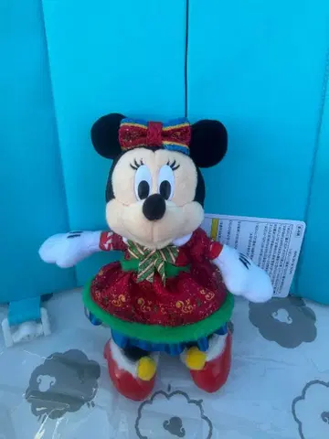 미니 마우스 크리스마스 의상 봉제 인형