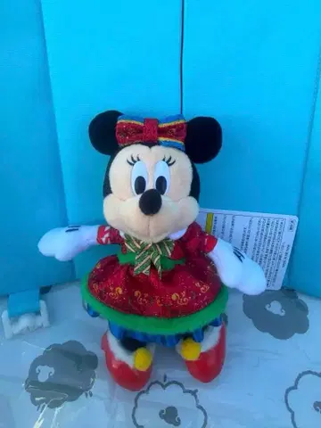 미니 마우스 크리스마스 의상 봉제 인형