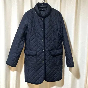 무인 퀼팅 코트 M