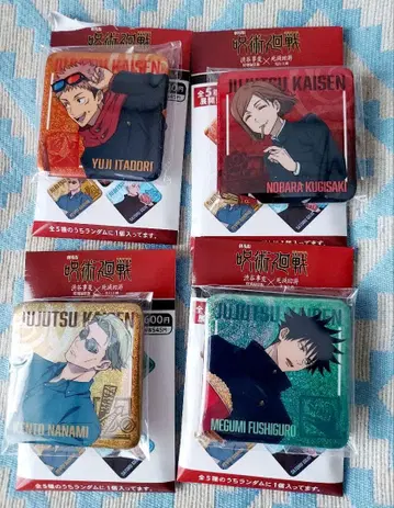 주술회전 영화 홀로그램 배지 [ 4개 ]