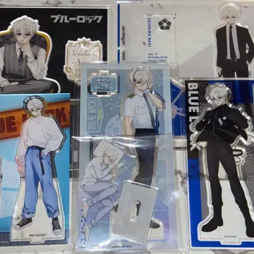 블루 록 나기 아크릴 스탠드 6개 세트