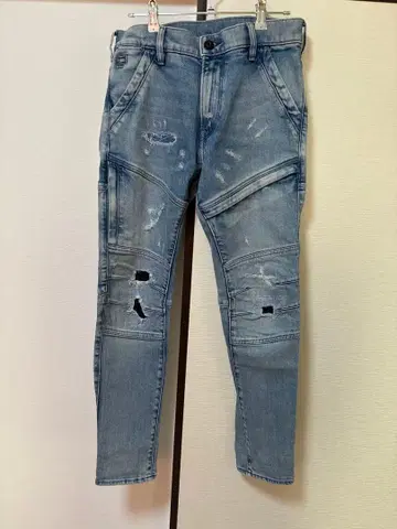 지스타 RACKAM 라이트 블루 데님 팬츠