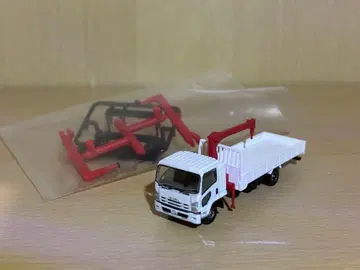 TOMYTEC 일하는 탈것 백경 002 이스즈 포워드 크레인 부착 평대