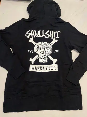 SKULLSHIT HARDLINER XL 블랙 후드티