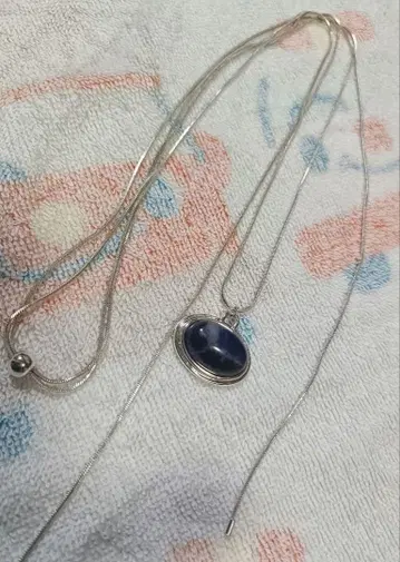 지나시스 eL +ONE 목걸이 네이비