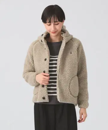 Ray BEAMS Gymphlex 보아 후드 자켓