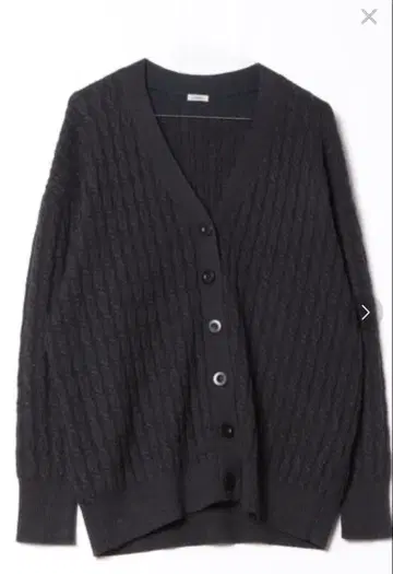 IENA 니트 가디건 블랙 / -