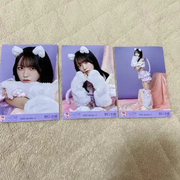 이코라브 노구치 이오리 브로마이드 7주년 고양이 의상 컴프 2