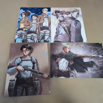 진격의 거인 조사병단 클리어 파일 4장 세트