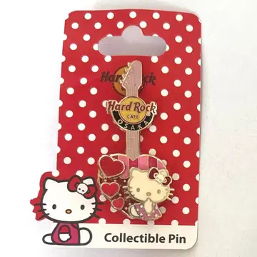 하드록 카페 핀 배지 헬로키티 HELLO KITTY