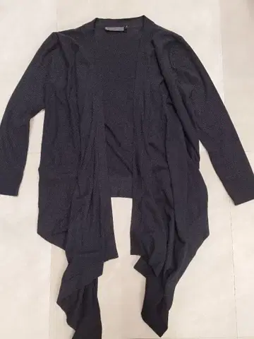 미사용 새상품 다나 캐란 DKNY 롱 드레이프 가디건