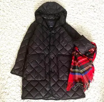 새상품급 짐플렉스 퀼팅 다운 자켓 블랙 여유로운 14