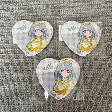 비밀의 아이프리  MAGNET 가챠 하트형 캔뱃지