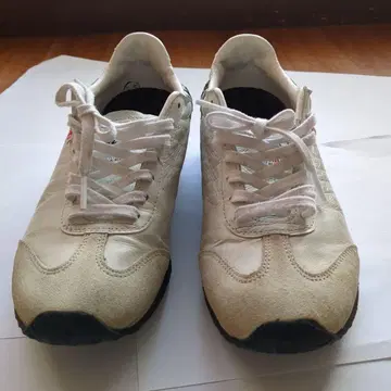 PATRICK 화이트 스웨이드 스니커즈