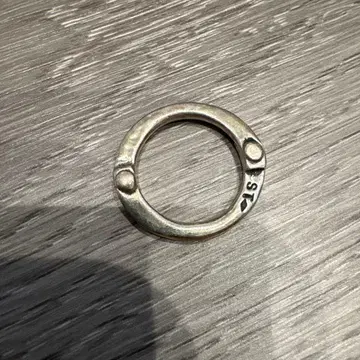 세르주 트라발 반사 실버 반지 아쉬페 프랑스