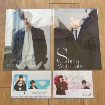 SnowMan 와타나베 쇼타 클리어 파일 카드 세트 묶음 판매 세트