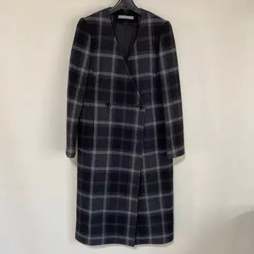 띠어리 럭스 38 더블 체스터 코트 캐시미어 혼방 소재 DMW