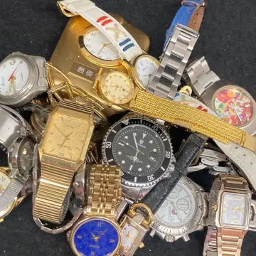 묶음 판매 아날로그 시계 세트 다양한 디자인 정크