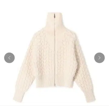 MACPHEE 루프 자카드 집업 가디건