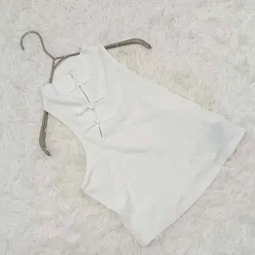 새상품 [ 데이지 ] (S) 슬리브리스 리브 니트소 탱크탑 심플