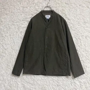 [ quadro ] 노카라 자켓 (2) 심플 무지 카키