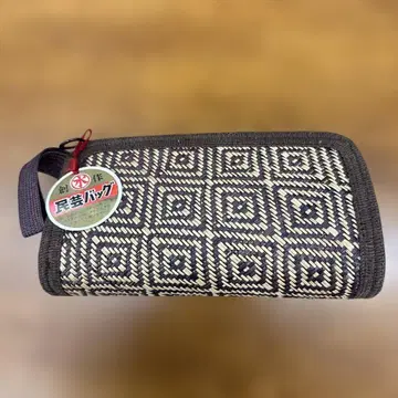 기하학 패턴 바스켓백 민예