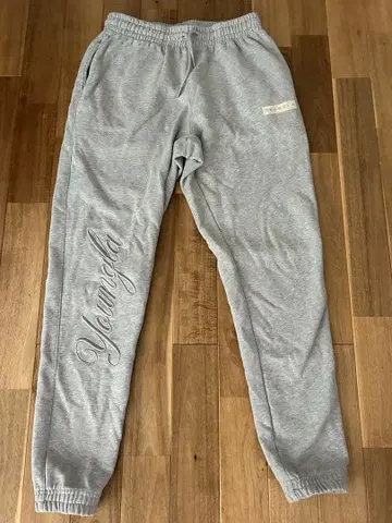 Youngla 그레이 스웨트 팬츠 M