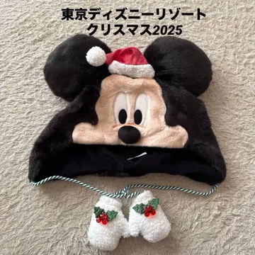 디즈니 크리스마스 팬캡 미키