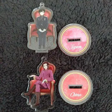 헤타리아 일본 중국 아크릴 스탠드 세트