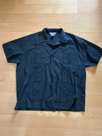 쿠바 셔츠 70s 블랙