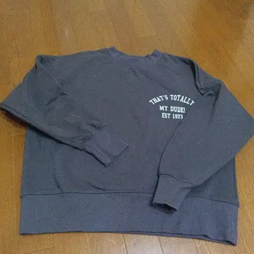 그레이 크루넥 맨투맨