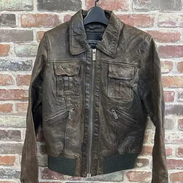 goosecraft.bomber 가죽 봄버 자켓 빈티지