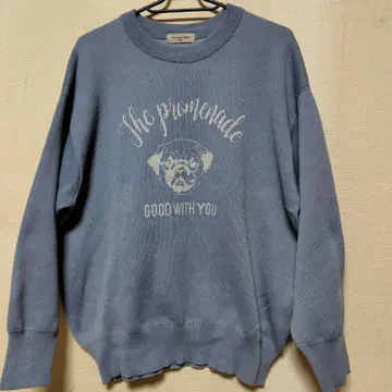 Samansa Mos2 블루 니트