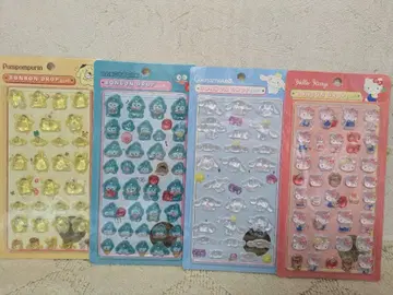 모자 꽁지 드롭 씰 산리오 7세트