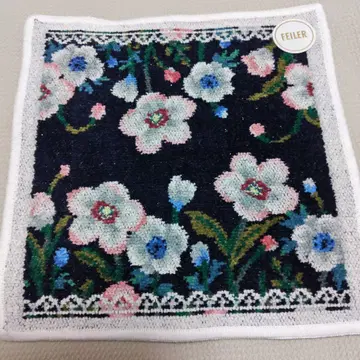 페이러 손수건 트와일라이트 스노우 네이비 x 화이트