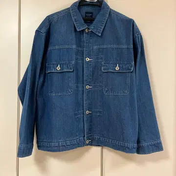 새상품급 데님 자켓 M 사이즈 블루