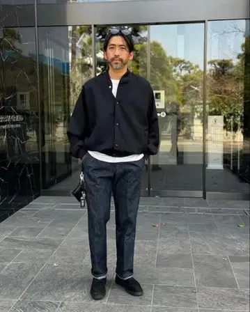 Jun님 착용 echeveria 원턱 데님 팬츠 1