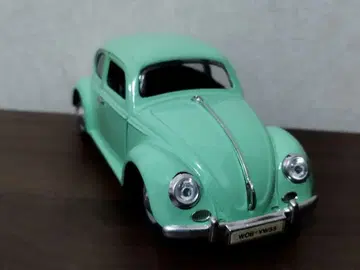폭스바겐 비틀 그린 미니카 레트로 인테리어