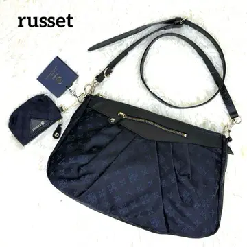 [미사용 택 포함] russet 러셋 모노그램 숄더백 참 포함