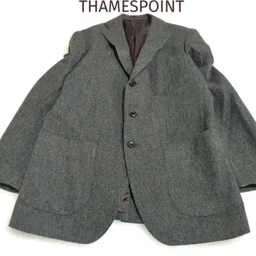 418 THAMESPOINT 울 100 94 A6 테일러드 자켓