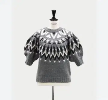 마차트 로우 게이지 노르딕 니트 그레이