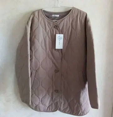 GLACIER 퀼팅 자켓 베이지 sizeL