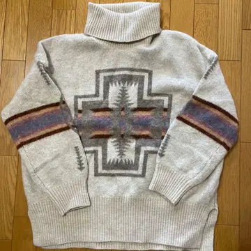 Pendleton 울 톨넥 스웨터 새상품급